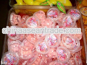 mini fruit jelly with different flavor