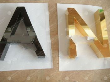 mirror stainless steel letters