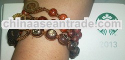 WOOD SHAMBALLA BRACELETS