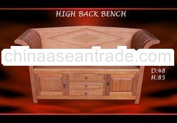 High Back Bench