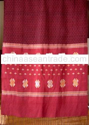 Silk Scarf / Shawl - Red