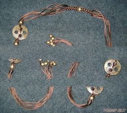 Beaded Necklace With Laser Engraved Pendant