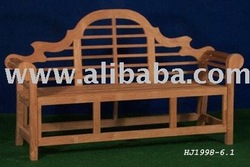 teak garden furniture - bench HJ1998-6.1