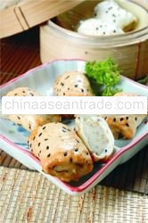 Dim Sum - sesame roll, traditional chinese food, pau, snack, breakfast