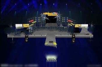 mobile stage truss
