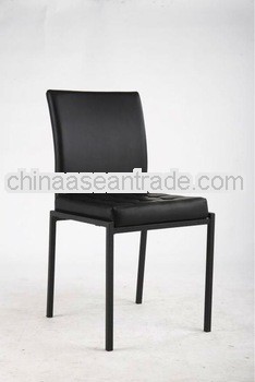 modern design PU and powder coated legs dining chair DC9001