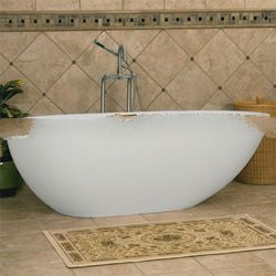 resin terrazzo bathtub BR013