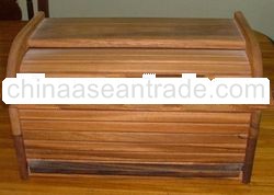 Acacia Wood Roll Top Bread Box