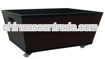 multi-function wood storage box