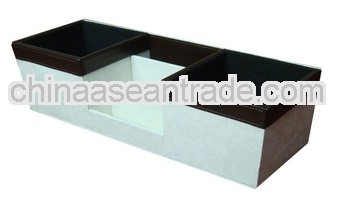 multi-function wood storage box,pen holder