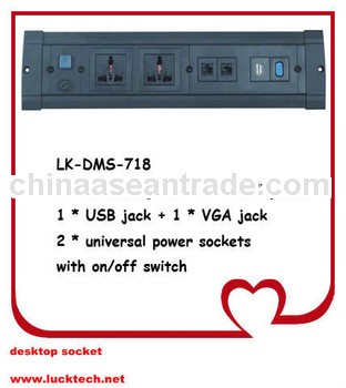 multi-functional motorized tabletop socket