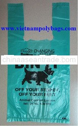 Cheap T-shirt poly plastic bag with good quality made in Viet Nam