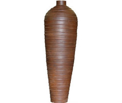 Large garden vases & pots terracotta TGVPL1