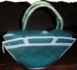 Eco friendly Pandanus Ember handbag