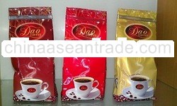 Spray dried/agglomerated and freeze dried coffee bulk