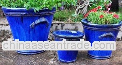 AATN Large Outdoor Ceramic pot - Ceramic Outdoor planter