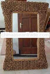 Rattan Mirror Frame