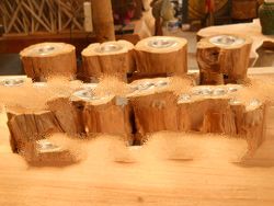 Rustic Candle Holder