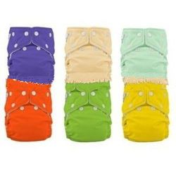 24 Pack Fuzzi Bunz One-Size Cloth Diapers GENDER NEUTRAL colors NEW COLORS