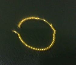 EWFMN41 - 925 Sterling Silver Oval Wrapped Wire Ear Hook