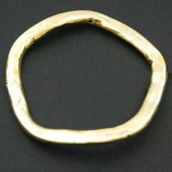 brass bangle cuff Y.318b