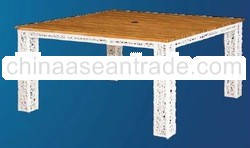 Square Table "Spider" Weave
