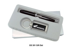 Christmas_New Year Business Gift Set_Metal Pen & Keychain
