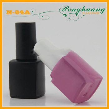 nail polish gel glass bottle with shiny cap