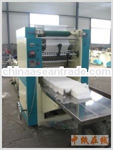 napkin paper cutting/folding machine