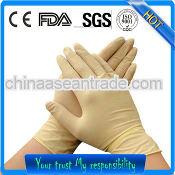 natural latex examination gloves powder free