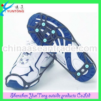 natural rubber antislip snow shoes grips magic spikes ice gripper