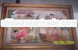 puppet "bebet" java painting