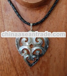 shell necklace art indonesia