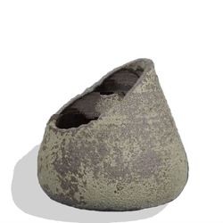 AAK sanblast antique planter- sanblast outdoor pot