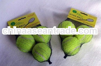 net packing with headcard 3pcs/bag felt tennis ball