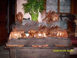 Baliness wood craft