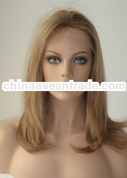 new arrival european virgin hair jewish wig with lace front