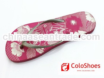 new arrival lady fashion PVC flip flop slipper 2013