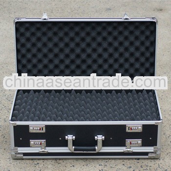 new big black inner sponge Aluminum gun case