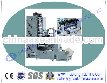 new design high speed pvc label flexo printing machine