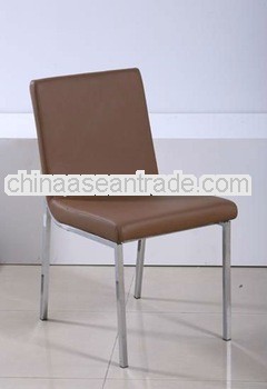 new design metal and leather leisure/dining chair