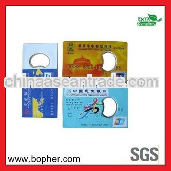 new designed mini metal credit card bottle opener