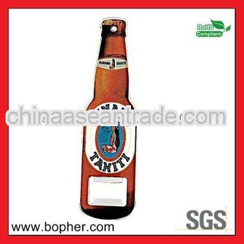 new designed plastic bottle shaped bottle opener