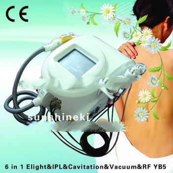 new portable 6 in 1 Fast effect IPL slimming ultrasound equipment