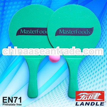 new style racket paddle bat ball game wooden or plastic promotion cheap beach paddle