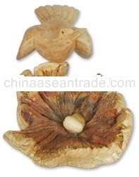 Carved Bird with egg