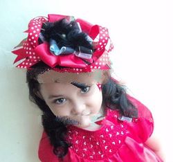 MyBELLA Princess Girl Oversized Bow Headband Accesories