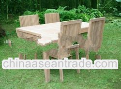 Modern Independence Folded Wooden Outdoor Dining Sets