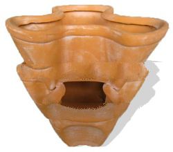 Indoor ceramic terracotta planter