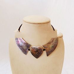 shell necklace lova art